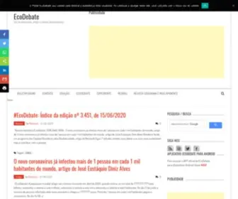 Ecodebate.com.br(Notícias) Screenshot