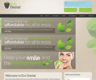 Ecodentist.com.au(Eco Dental) Screenshot