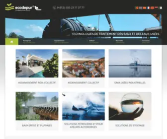 Ecodepur.ma(Tecnologias de protection de l'environnement) Screenshot