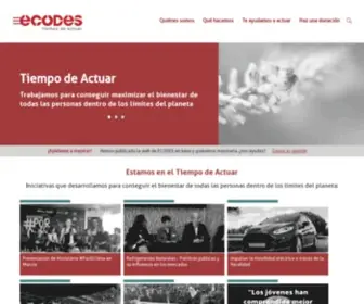 Ecodes.org(ECODES, es tiempo de actuar) Screenshot