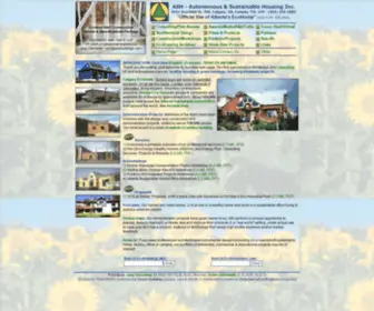 Ecodeveloper.com(Autonomous & Sustainability Housing Inc) Screenshot