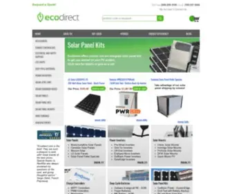 Ecodirect.com(Solar panels) Screenshot