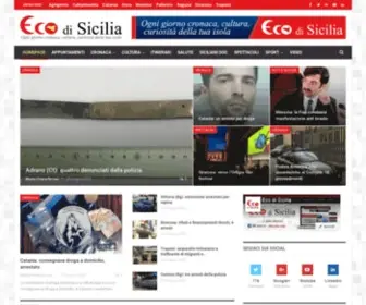 Ecodisicilia.com(Eco di Sicilia) Screenshot