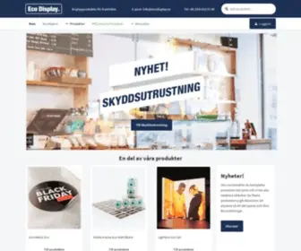 Ecodisplay.se(Displayprodukter för framtiden) Screenshot