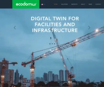 Ecodomus.com(Lifecycle BIM Company) Screenshot