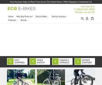 EcoebikeStore.com(Eco Ebikes) Screenshot