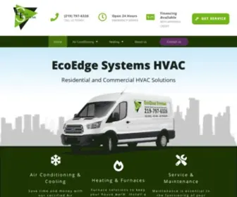 Ecoedgesystems.com(HVAC Crown Point IN) Screenshot