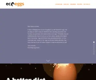 Ecoeggs.com.au(Free range eggs with enhanced nutrition. Ordinary eggs are good but our egg) Screenshot