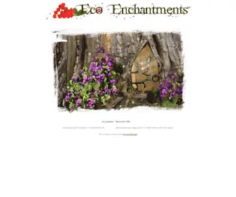 Ecoenchantments.co.uk(Eco Enchantments for woodland faery magic) Screenshot