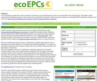 Ecoepcs.co.uk(EPC) Screenshot