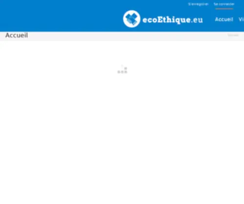 Ecoethique.eu(ZZ A finaliser dans le menu principal) Screenshot