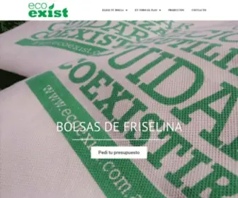 Ecoexist.com.ar(Fabrica de bolsas ecológicas) Screenshot