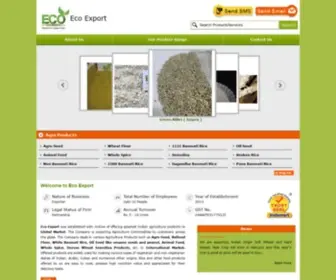 Ecoexportsindia.com(Eco Export) Screenshot