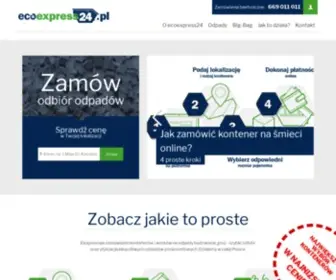 Ecoexpress24.pl(Kontener na gruz) Screenshot