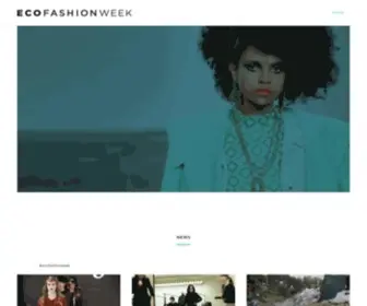 Ecofashion-Week.com(Eco Fashion Week) Screenshot