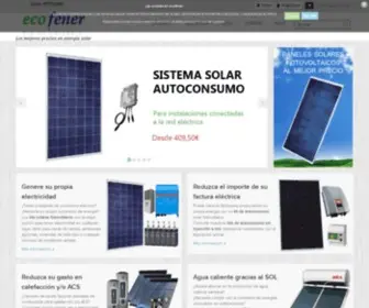 Ecofener.com(Tienda de energía solar y energías renovables online) Screenshot