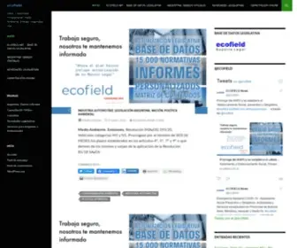 Ecofield.com.ar(Salud y Seguridad Ocupacional) Screenshot