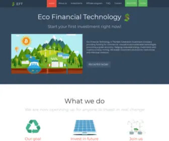 Ecofintec.com(Eco Financial Technology) Screenshot