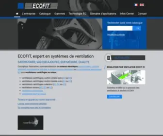 Ecofit.com(Expert en solution de ventilation) Screenshot