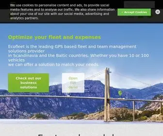 Ecofleet.com(Advanced fleet management software) Screenshot