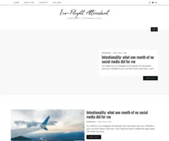 Ecoflightattendant.com(Sustainable Living) Screenshot