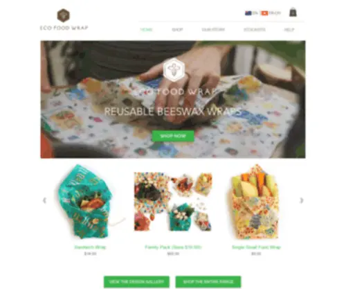 Ecofoodwrap.com(Ecofoodwrap) Screenshot