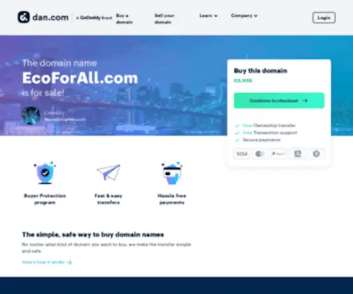 Ecoforall.com(Eco for All) Screenshot