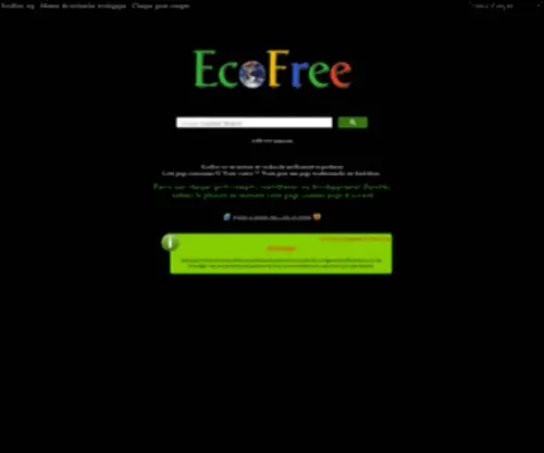 Ecofree.org(Ecofree Internationnal) Screenshot