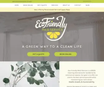 Ecofriendlymaidservice.com(Eco-Friendly Maid Service) Screenshot