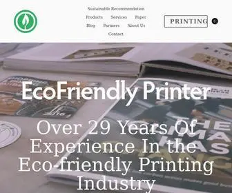 Ecofriendlyprinter.com(Eco Friendly Printer) Screenshot