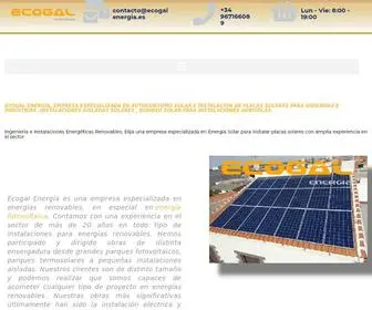 Ecogalenergia.es(Inicio) Screenshot