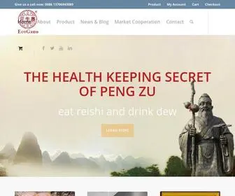 Ecogano.com(Organic Reishi Product Supplier) Screenshot