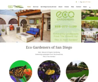 Ecogardeners.com(Eco Gardeners Of San Diego) Screenshot