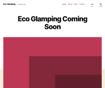 Ecoglamping.com(Eco Glamping) Screenshot