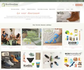 Ecogoodies.nl(De leukste fair trade & eco webwinkels) Screenshot