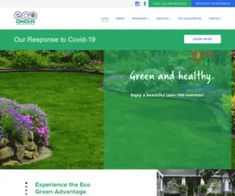 Ecogreen.ca(Lawn Maintenance Programs in Winnipeg MB from Eco Green) Screenshot