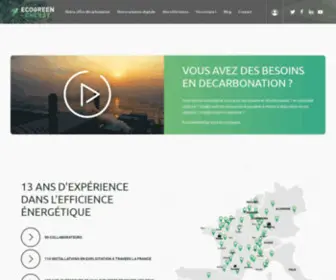 Ecogreenenergy.fr(Économies d'énergie industrie) Screenshot