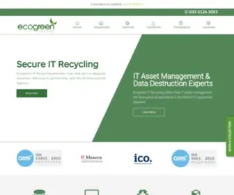Ecogreenitrecycling.co.uk(Ecogreen IT Recycling) Screenshot