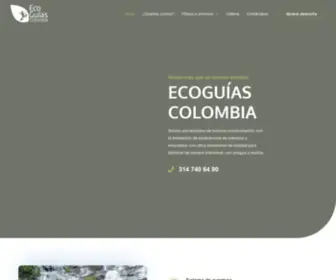 Ecoguiascolombia.com(Actividades de naturaleza y de aventura) Screenshot