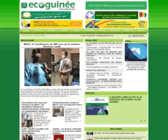 Ecoguinee.com(Accueil) Screenshot