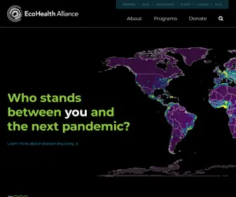 Ecohealthalliance.org(EcoHealth Alliance) Screenshot
