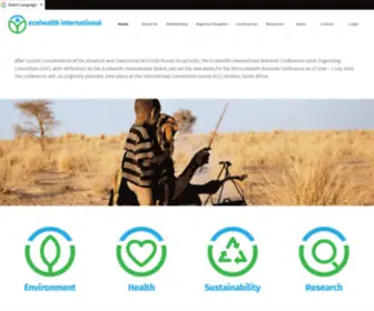 Ecohealthinternational.org(Ecohealthinternational) Screenshot
