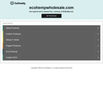 Ecohempwholesale.com(Eco Hemp Wholesale) Screenshot