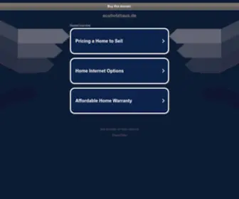 Ecoholzhaus.de(Ecoholzhaus) Screenshot