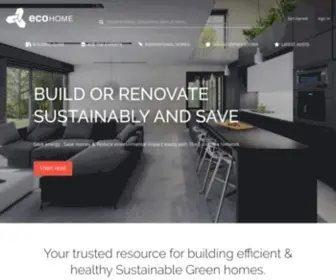 Ecohome.net(Eco Homes) Screenshot
