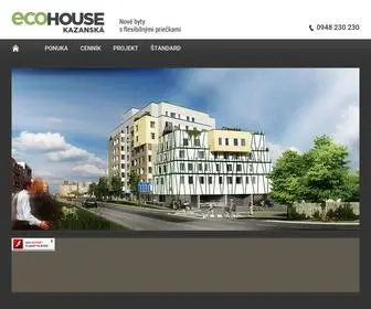 Ecohouse.sk(Kazanská) Screenshot