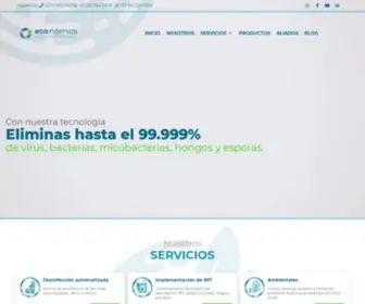 Ecoingenios.com(Soluciones integrales en desinfección y más) Screenshot