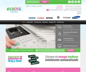 Ecoinkexpress.com(Pagina principal) Screenshot