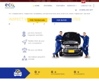 Ecoinspection.in(Used Vehicle Inspection Services) Screenshot