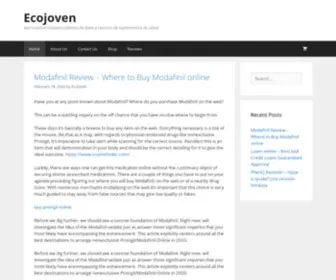 Ecojoven.com(Blogs and Review) Screenshot